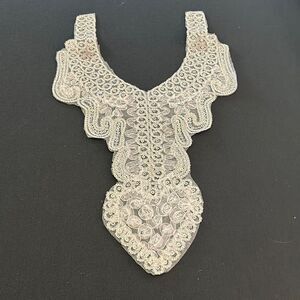 Fancy Sequin and Lace Bib